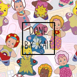 So Small Babies - Galoop - naadloos digitaal patroon