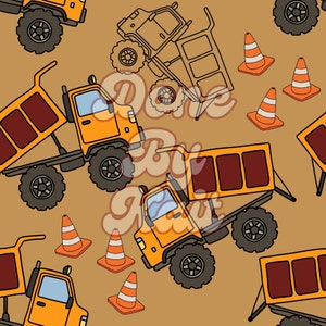 TRUCKS Seamless Digital Pattern, Fabric, Paper, Scrap Book, Wrapping Paper, Sublimation