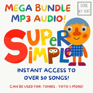 Super Simple Sounds MP3 Mega bundle | Digital Download | Toniebox | Yoto | Kids Toys