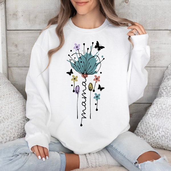 Wildflower Mama PNG Butterfly Mama Png Mama Flower Png Mom Sublimation Png Mama Shirt Design Mother's Day Sublimation Design Gift for Mom