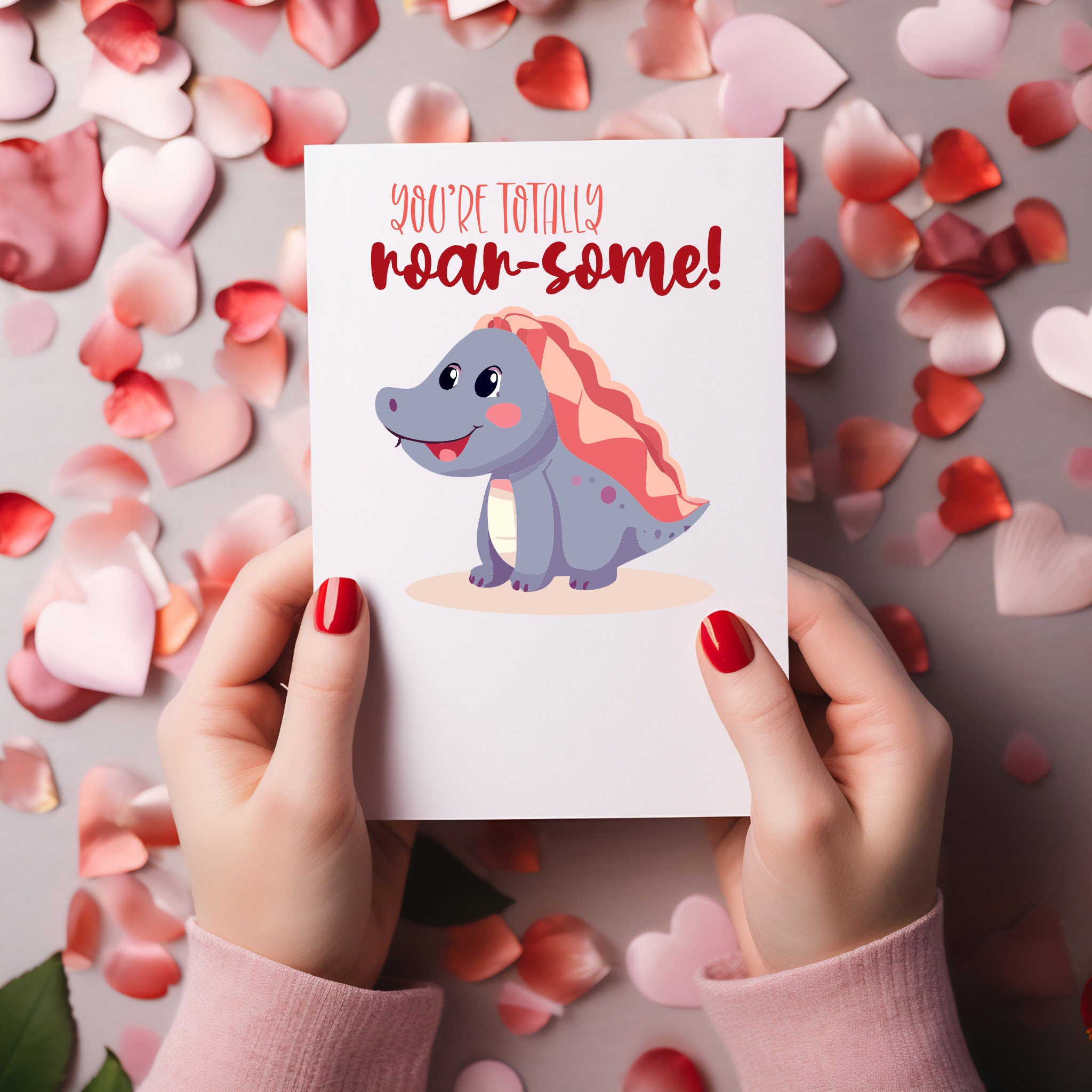 Printable Dinosaur Valentine Cards, Classroom Valentines Day Cards ...