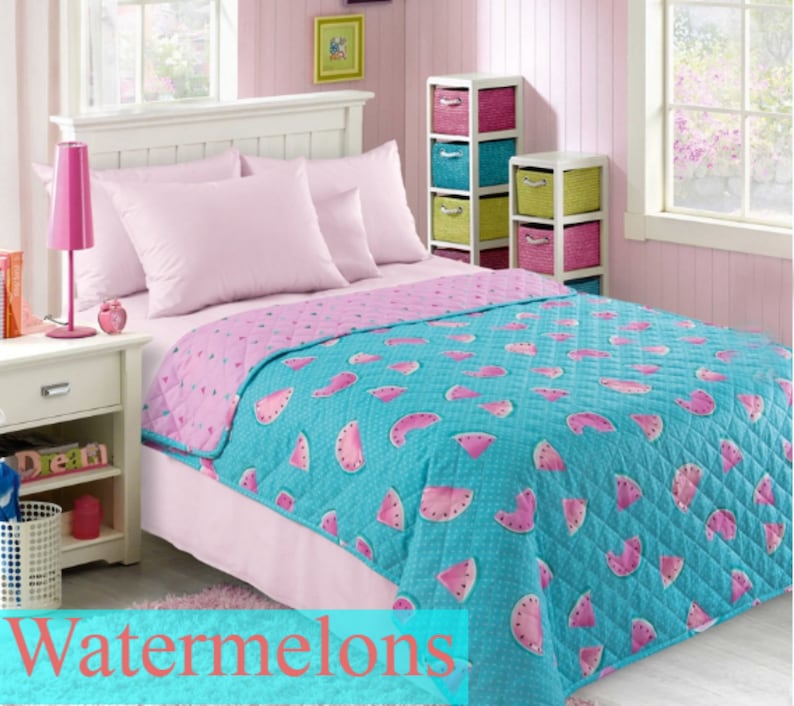 Baby blanket quilted cotton Turquoise Pea Pink Fay Cacti Teddy Owl Car Gray Star lung teen coverlet tween comforter 2sided bedspread IKEAcot