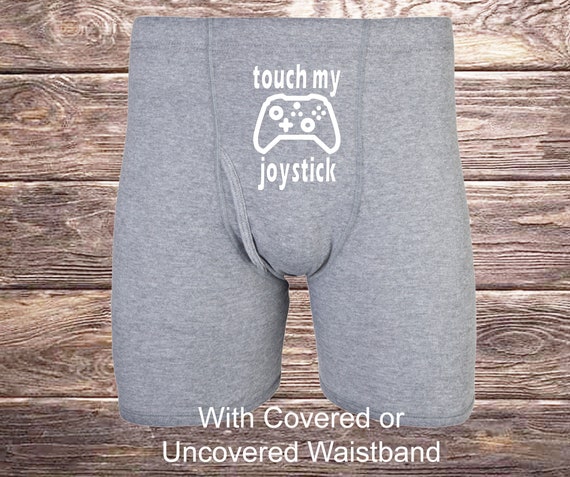 Xbox Playstation Gamer Boxer Brief, Wanna Play Joystick Boxer, Hilarious  Gift for Him, Mens Underwear With Funny Suggestive Saying, Gag Gift 