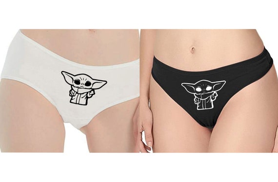 Suggestive Panty for Yoda Star War Fan, Star Wars Naughty Gift, Baby Yoda  Thong Panty, Wedding Lingerie Bridal Bachelorette Party Gift, -  Canada