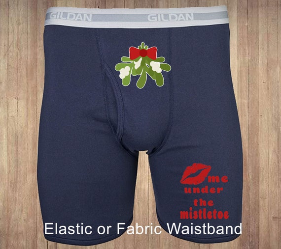 Funny Naughty Boxer Brief, Kiss Me Under the Mistletoe Hilarious Gift for  Him, Mens Underwear With Funny Naughty Saying, Holiday Gag Gift -   Canada
