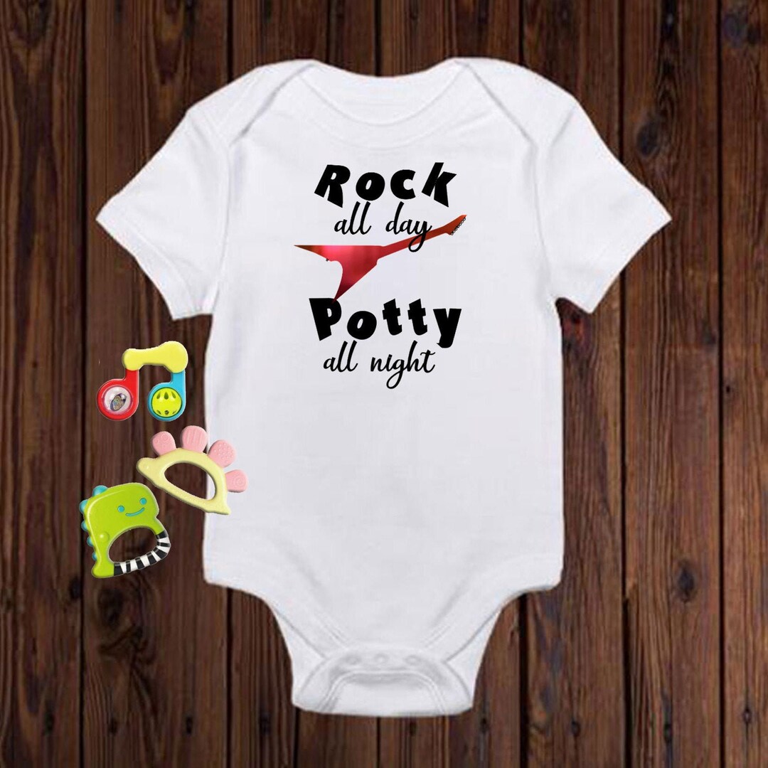 Cute Rock N Roll Shirt for Infant Head Banger Baby Clothes Etsy