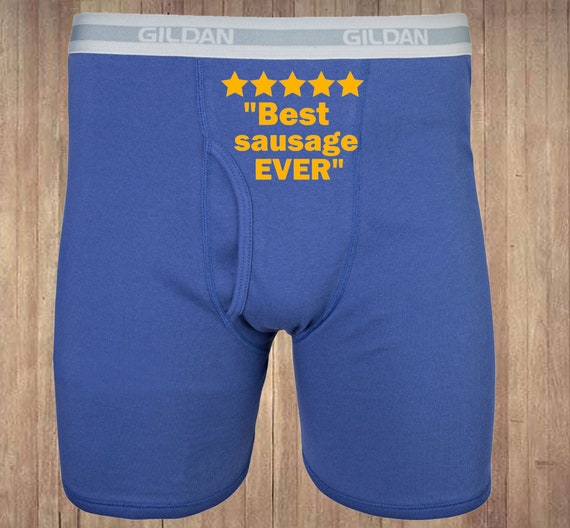 May I suggest The Sausage Underwear Funny Gift For Him Boyfriend Husband  Groom Anniversary Valentines Day Gag Gift Mens Boxer Briefs