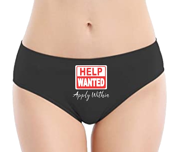 Suggestive Funny Panties, Help Wanted Apply Within Naughty Lingerie, Sexy Bridal Bachelorette Lingerie Party Gift, Funny Panty Gift - Etsy Hong Kong Suggestive Funny Panties, Help Wanted Apply Within Naughty Lingerie, Sexy Bridal Bachelorette Lingerie Party Gift, Funny Panty Gift - Etsy Hong Kong