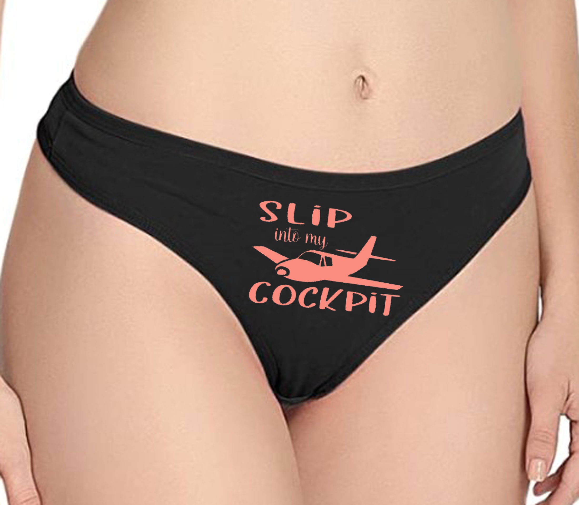 Suggestive Thong Panty, Slip Into My Cockpit Thong Lingerie, Valentine  Anniversary Wedding Bridal Bachelorette Party Gift, Funny Pilot Gift -   Canada