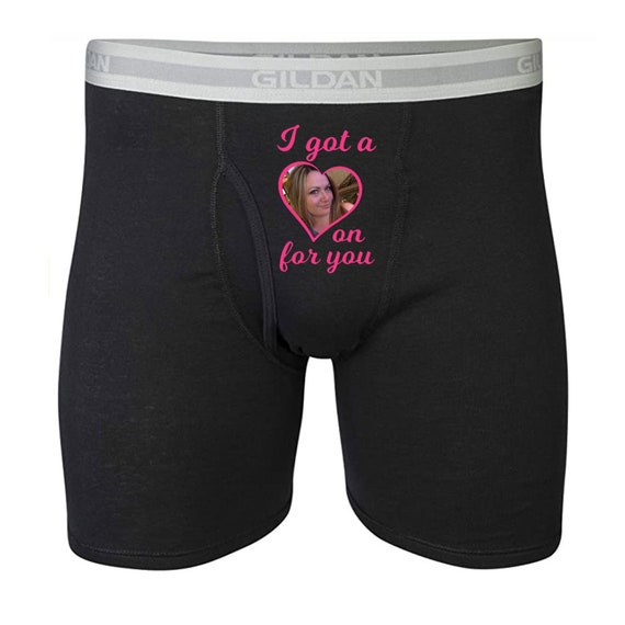 Custom Boxers Briefs with Face,Personalized I'm Nuts About You Underwear  with Photo,Boxers for Men,Anniversary Gifts for Boyfrie