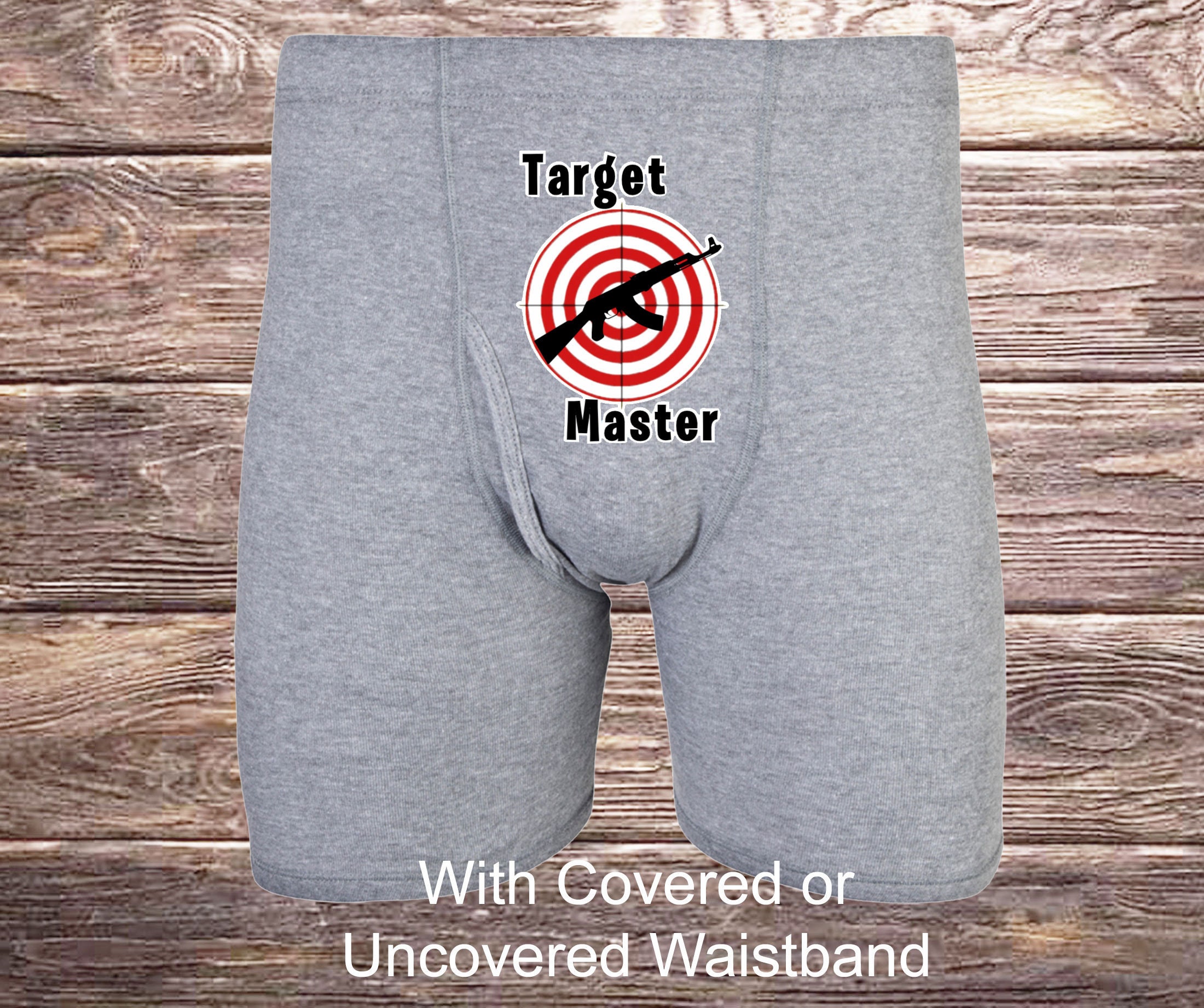 Gun Gift for Him, Naughty Gift for Him, Target Master Boxer Briefs for Gun  Lover, Hilarious Gift for Shooter Hunter, Funny Rifle Underwear, -   Canada