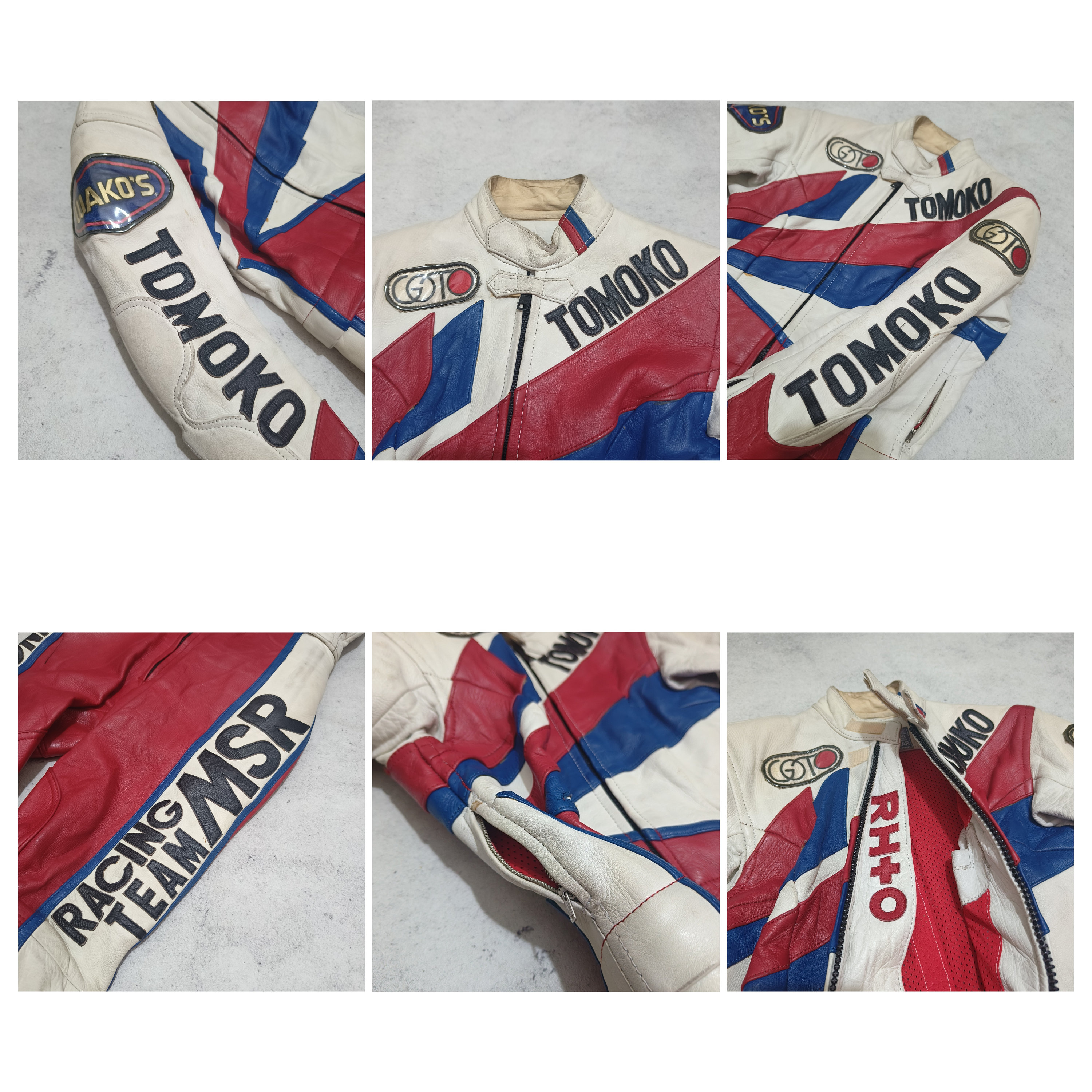 Vintage - Tomoko Igata Leather Racing Suit: Team MSR Collectible