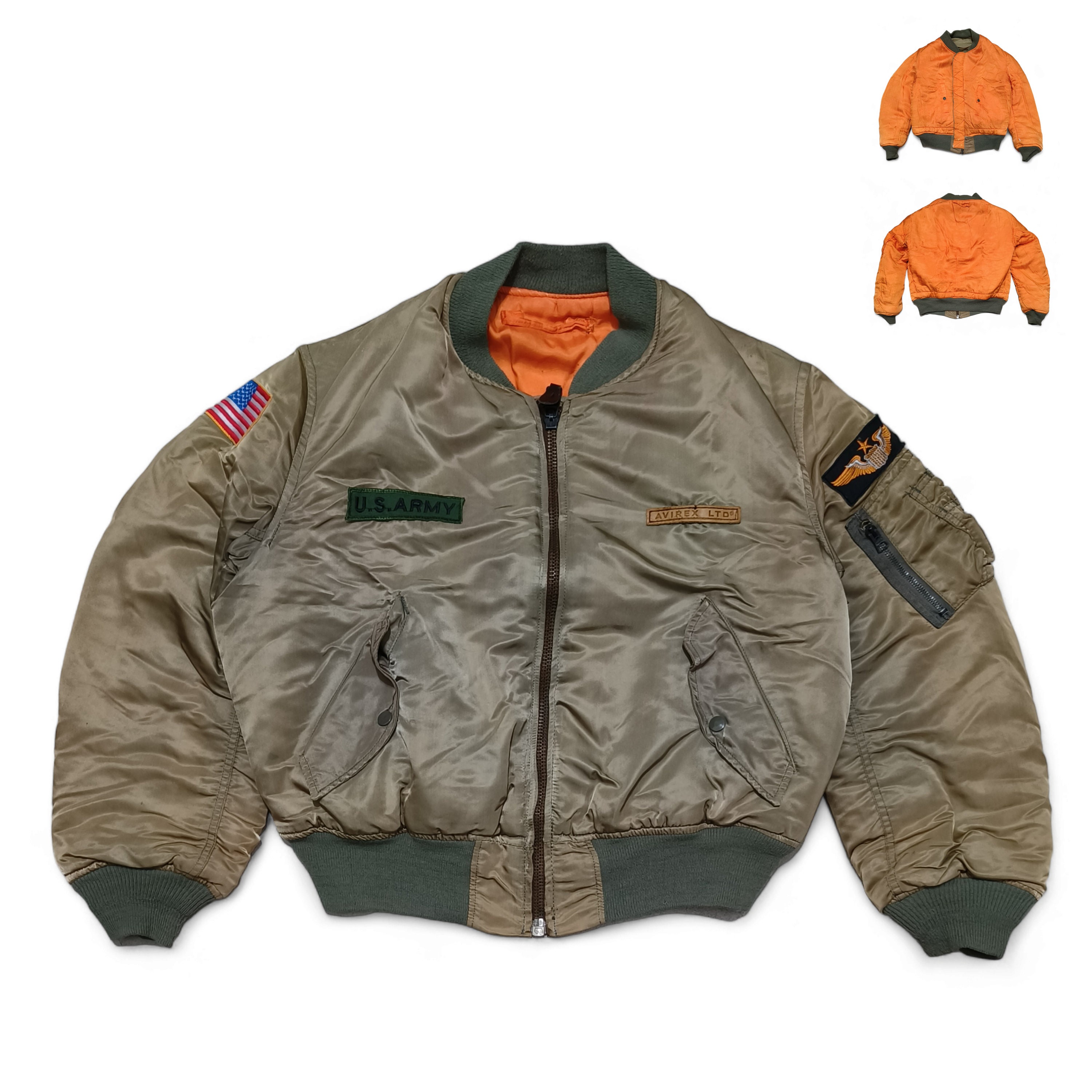 Vintage Avirex Limited USA MA-1 US Army Air Force Flight Vintage Avirex Limited USA MA-1 US Army Air Force Flight