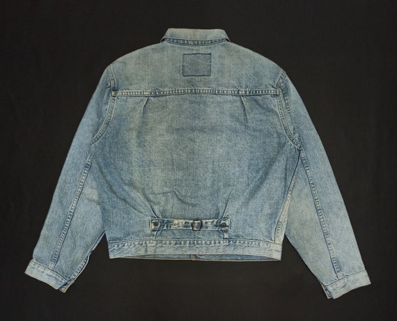 Vintage Levi/'s Type 1 Big E Selvedge 70502 XX J02 Denim Jean Jacket