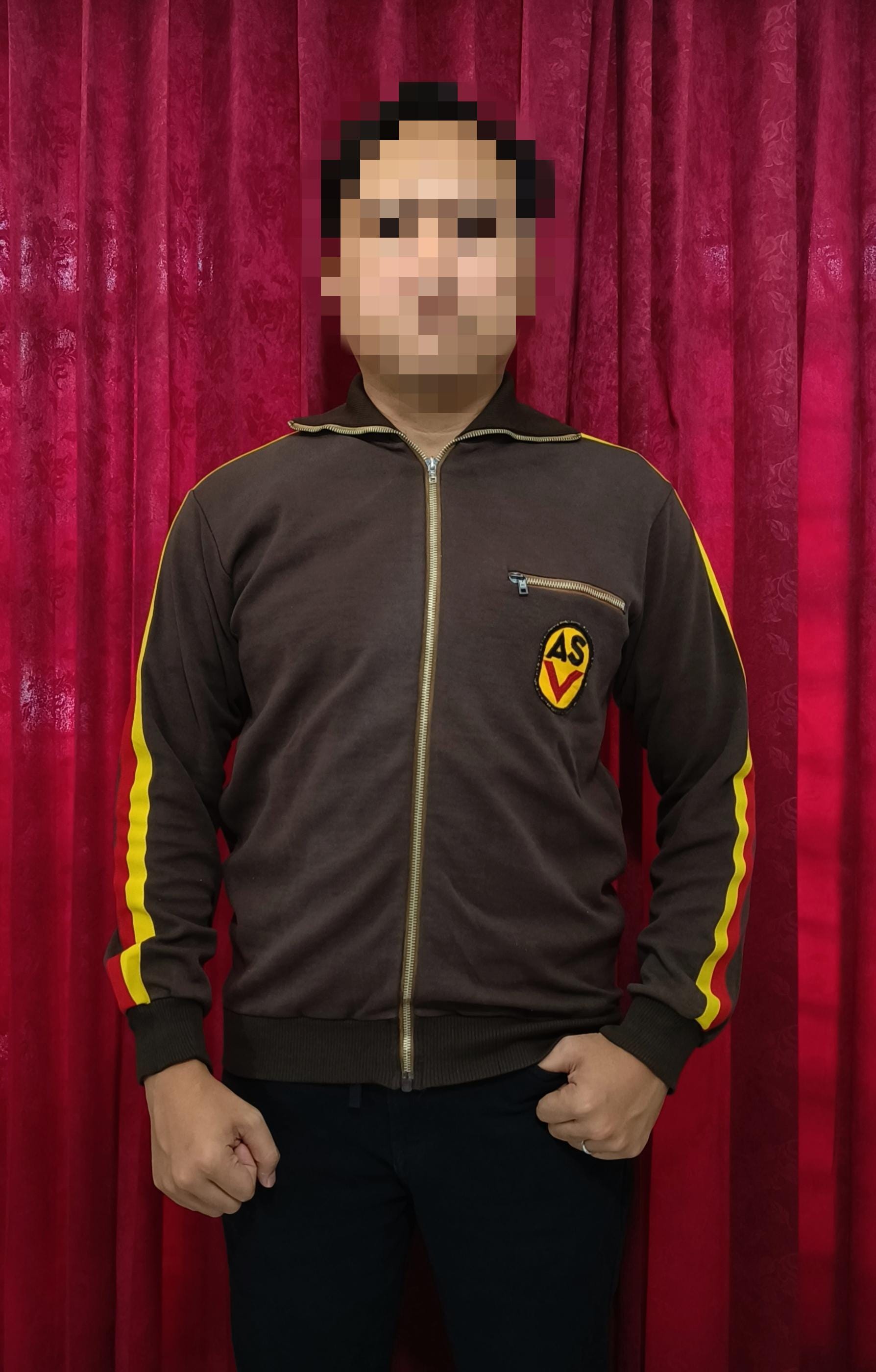 Vintage - 70s East German Army Track Jacket - Sun Faded NVA