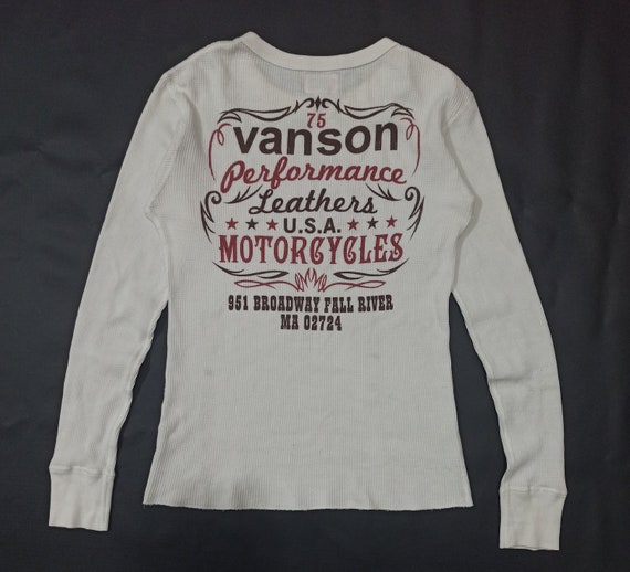 Vintage Vanson Motorcycle Knit Shirt
