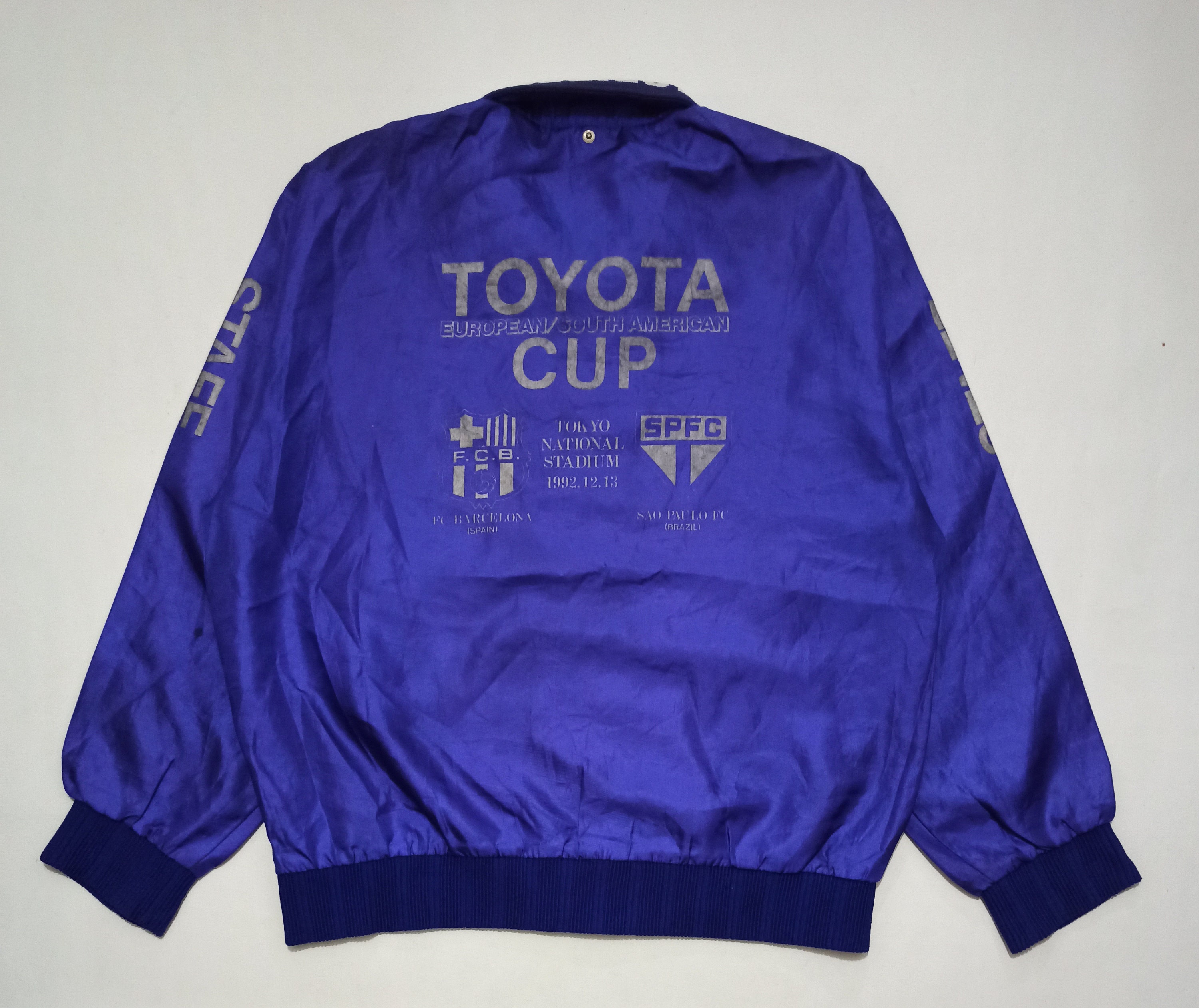 Vintage 3 Stripes Football Toyota Cup 1992 FC -