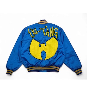 Vintage - Birdie 90s Wu-tang Clan Custom Patch Varsity Jacket