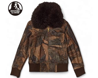 Vintage - 80s Avirex B-3 Shearling Sheepskin Leather Jacket