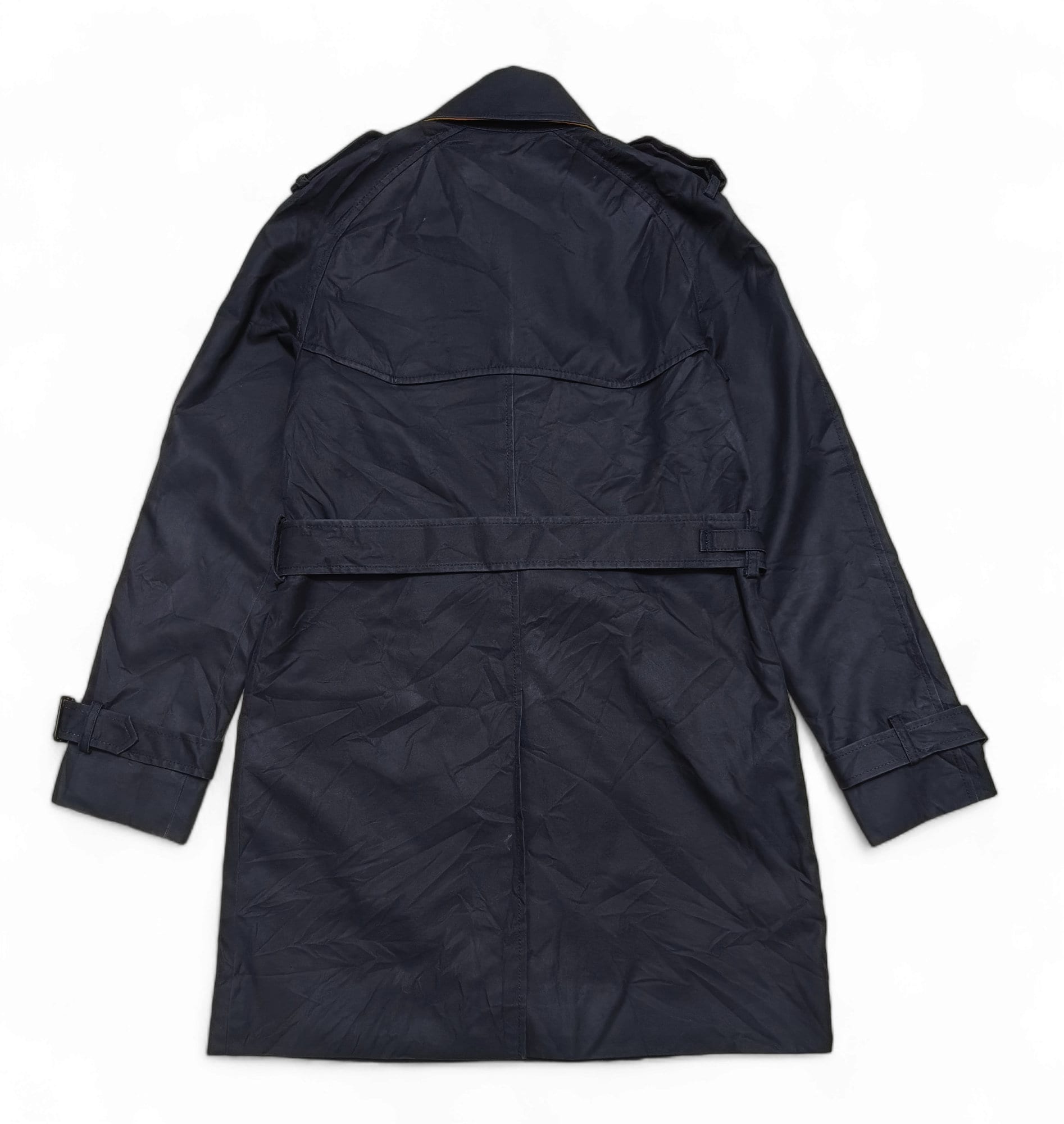 Vintage COACH New York Women's Navy Trench Coat / Belted / Spy