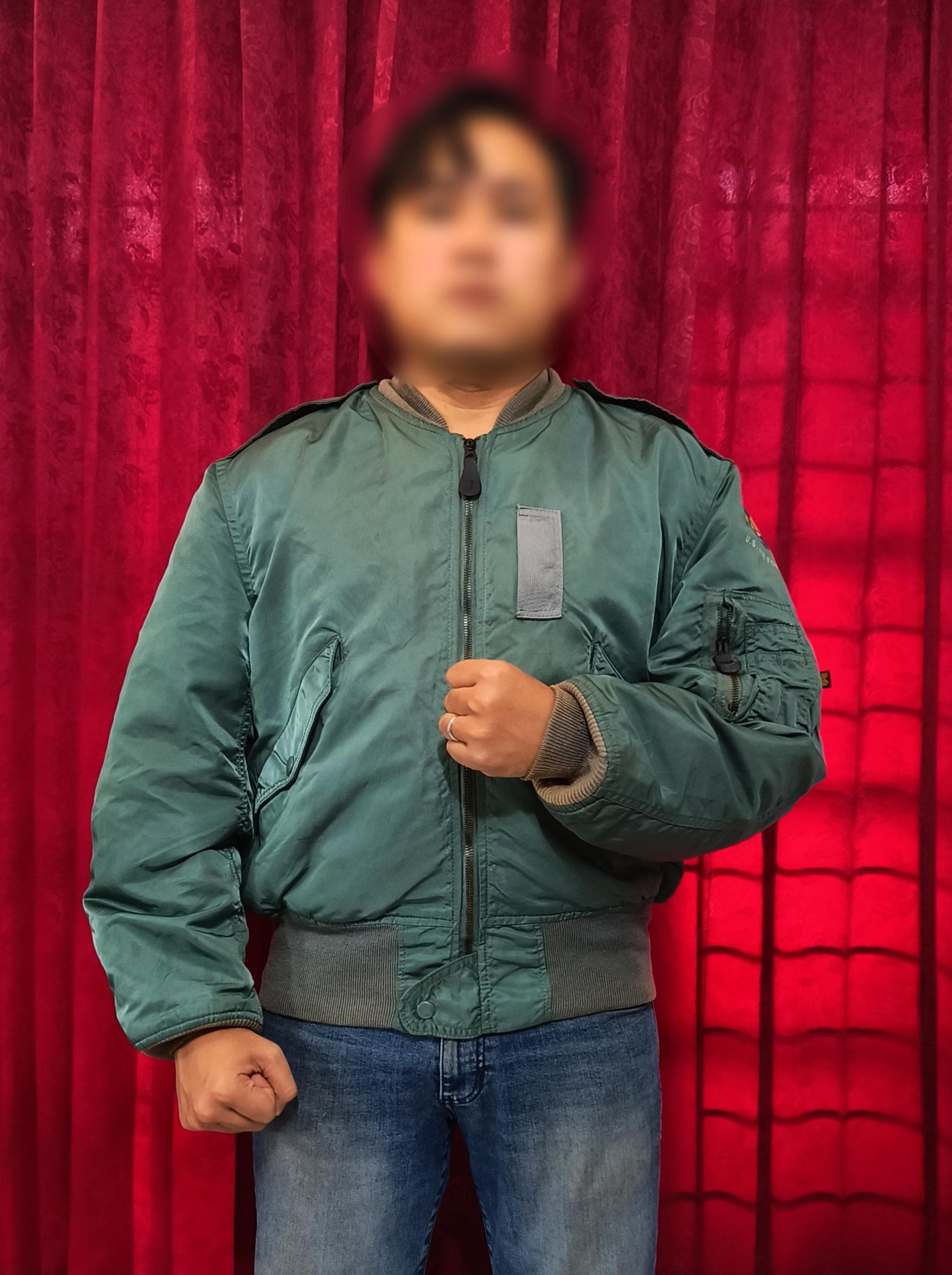 Vintage 90s Alpha Industries L-2B US Air Force USAF Army