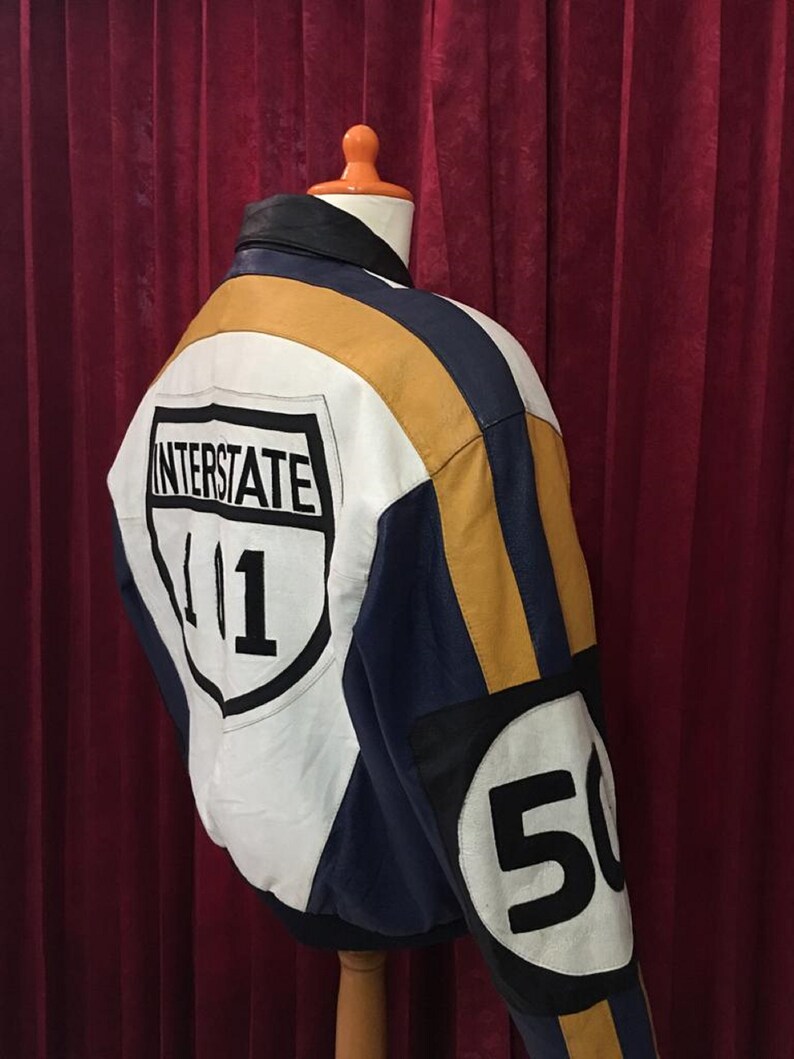 Vintage Phase 2 Leather Jacket Racing Style