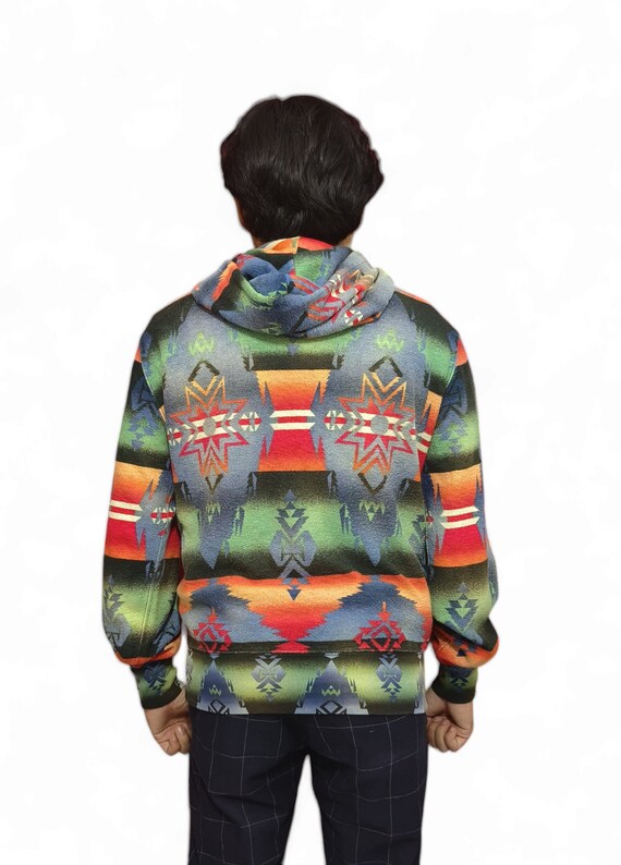 Vintage Polo Ralph Lauren Navajo Aztec Indian Southwestern Native 