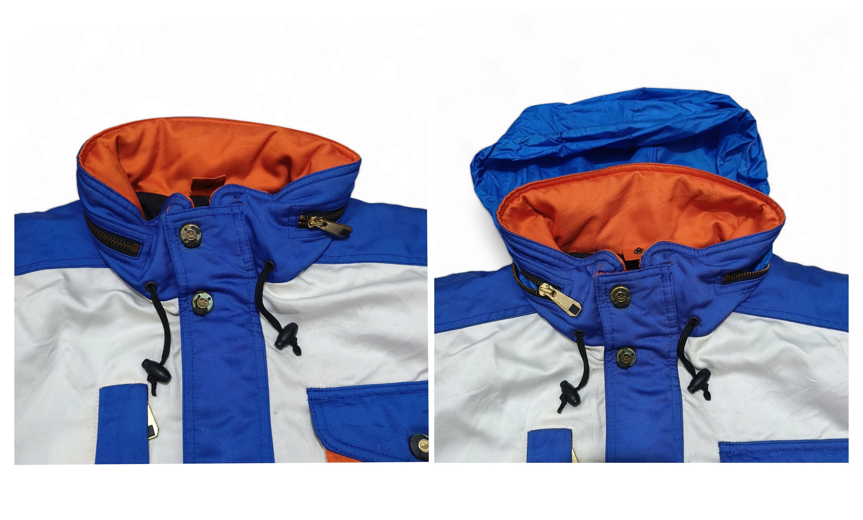 Vintage - Adidas Ski Jacket: Multicolour Big Logo Snow Gear, Size