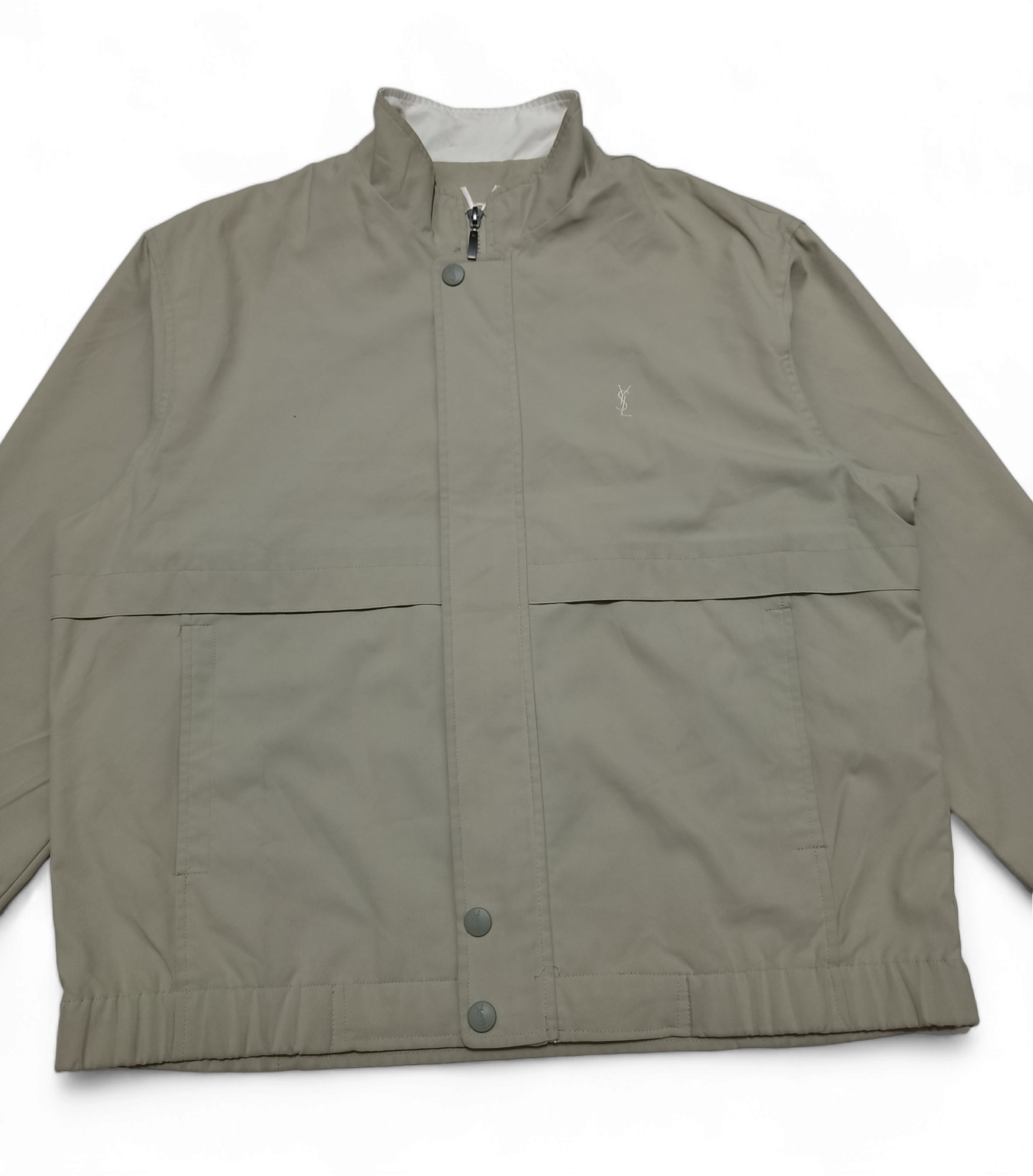 Vintage Yves Saint Laurent YSL Green Tea Color Jacket French