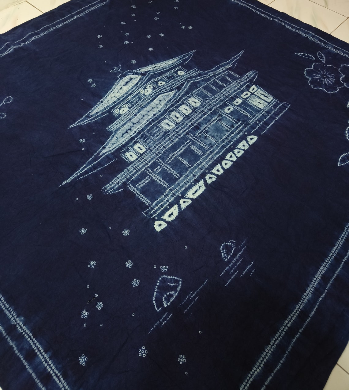 Antique Vintage Traditional Japanese Tablecloth Table Cover Etsy