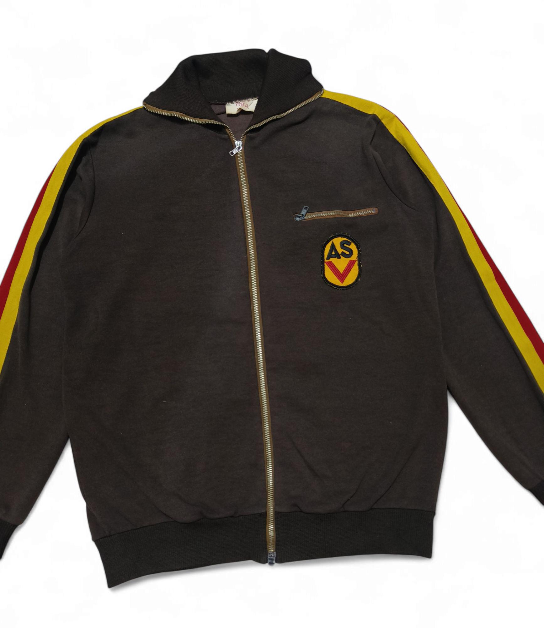 Vintage - 70s East German Army Track Jacket - Sun Faded NVA