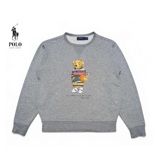 Vintage 00s Polo Ralph Lauren Polo Bear Basketball Player Sweater