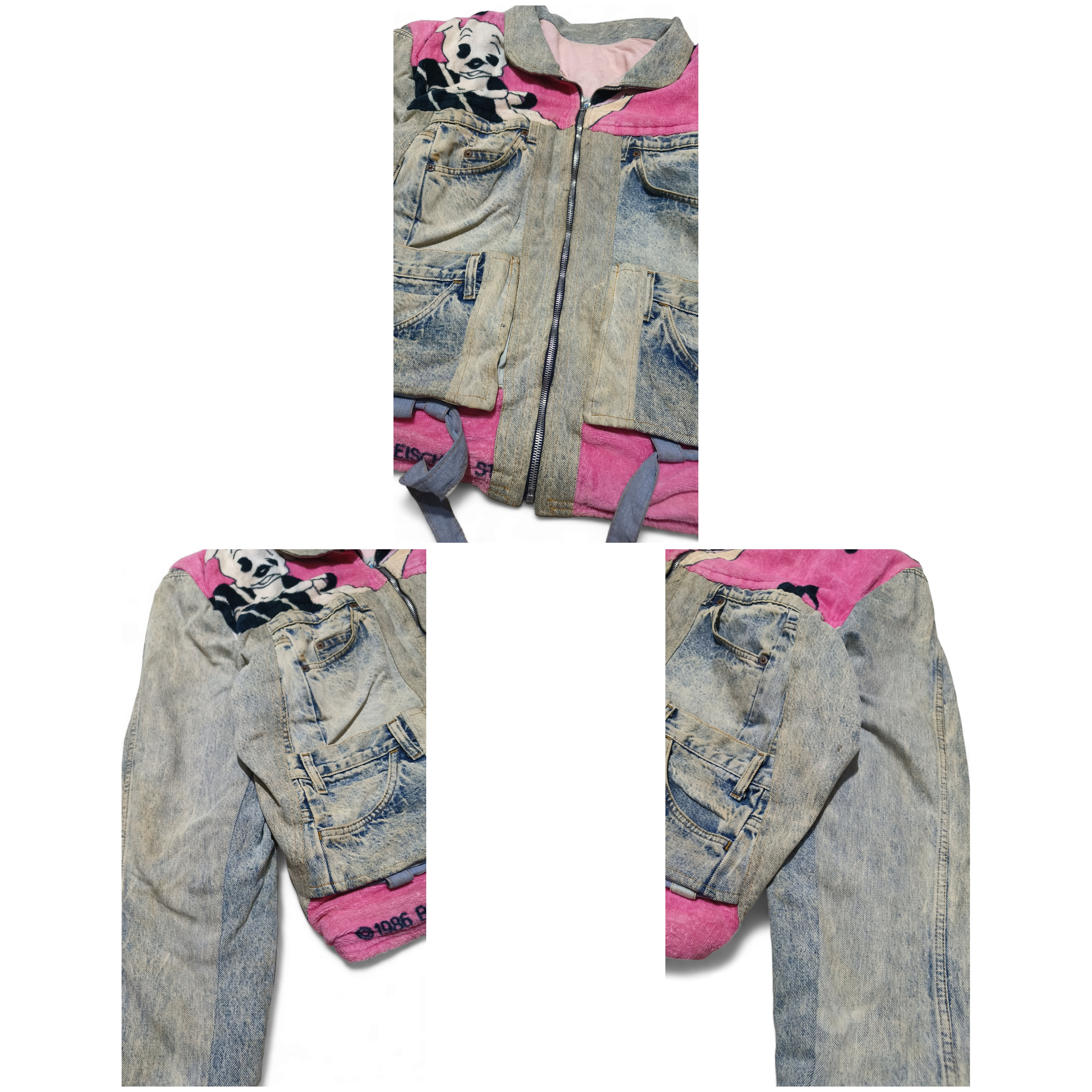 Too Cute! ベティ・ブープ クロップドジャケット サイズ4 Vintage 80s Betty Boop TOO CUTE (guetta Bros) X King