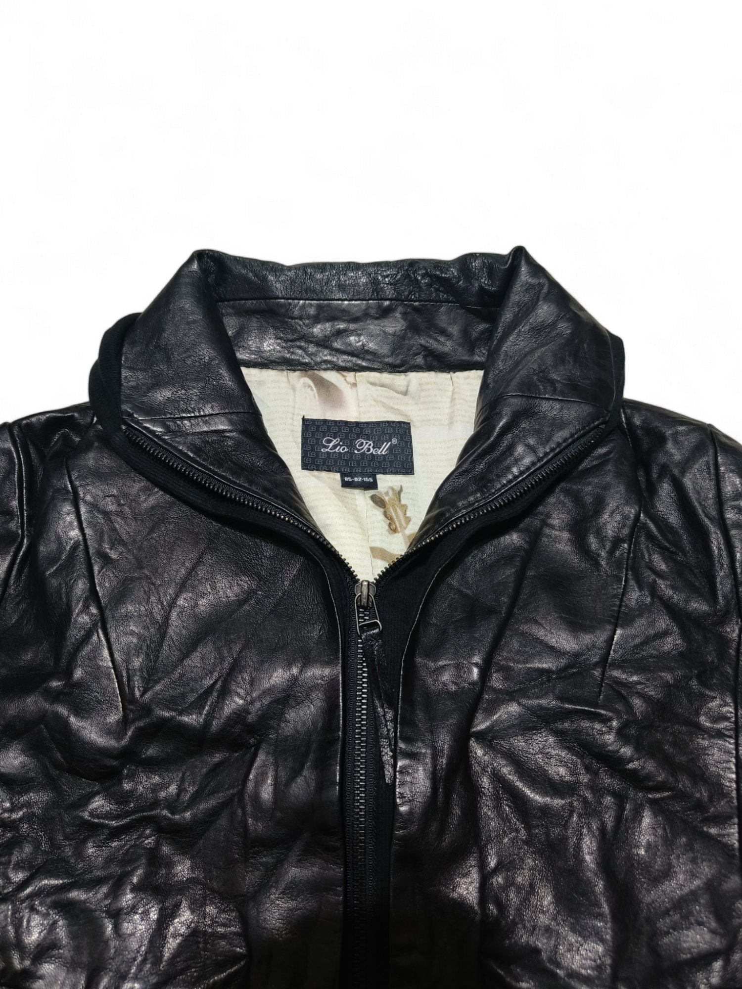 ナ*キ様 00s obelisk leather Jkt LGB ifsixwa Vintage Y2K LIO BELL Women's Black Genuine Sheepskin Leather