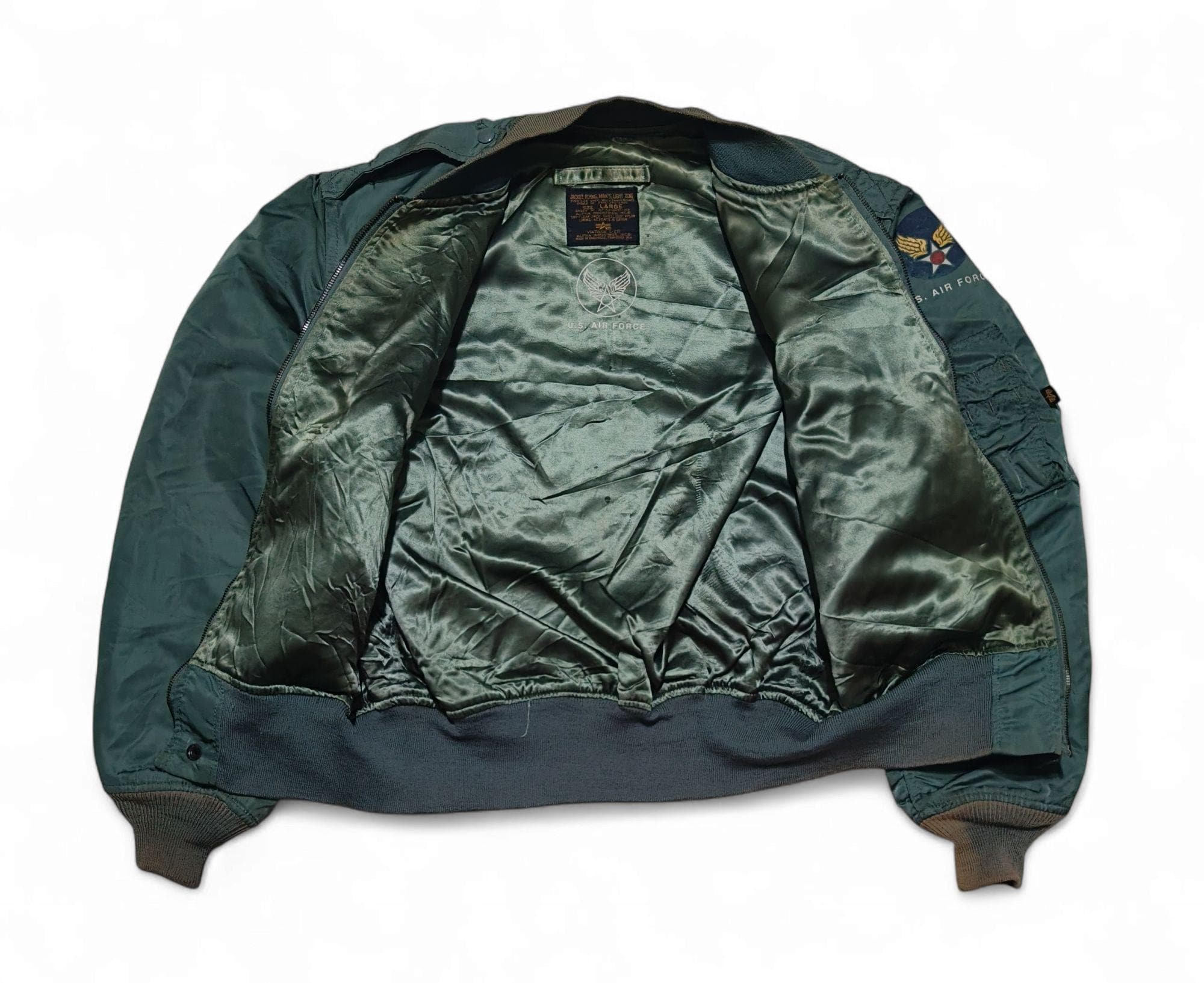 ジャケット・アウター 90s alpha l-2b jacket military 90s USAF L-2B Flight Jacket USA製 | VOSTOK