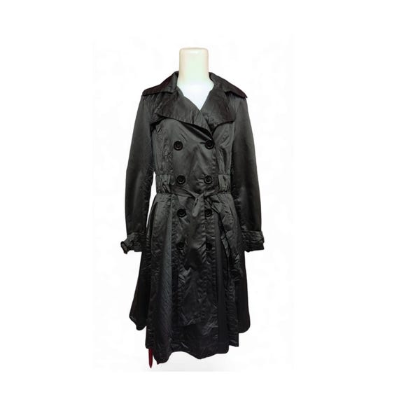 ジャケット・アウター vintage black power shoulder long coat vintage black power shoulder long coat