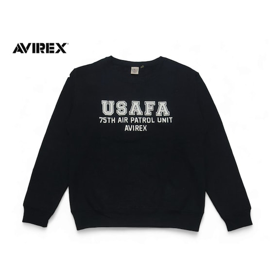 トップス AVIREX USA CREW NECK SWEAT FOAMING CREW NECK SWEAT 