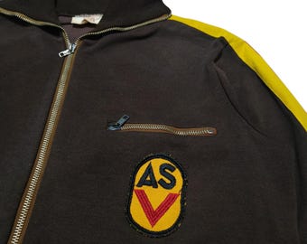 Vintage - 70s East German Army Track Jacket - Sun Faded NVA