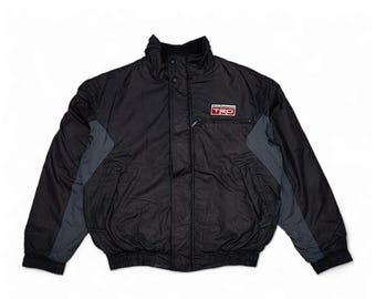 Vintage TRD Old Retro Label Racing Jacke, Selten, JDM, Supra, Drift, Nismo, Japan, AE86, S13, RX7, Auto (Original/Nicht Individuell) Größe L