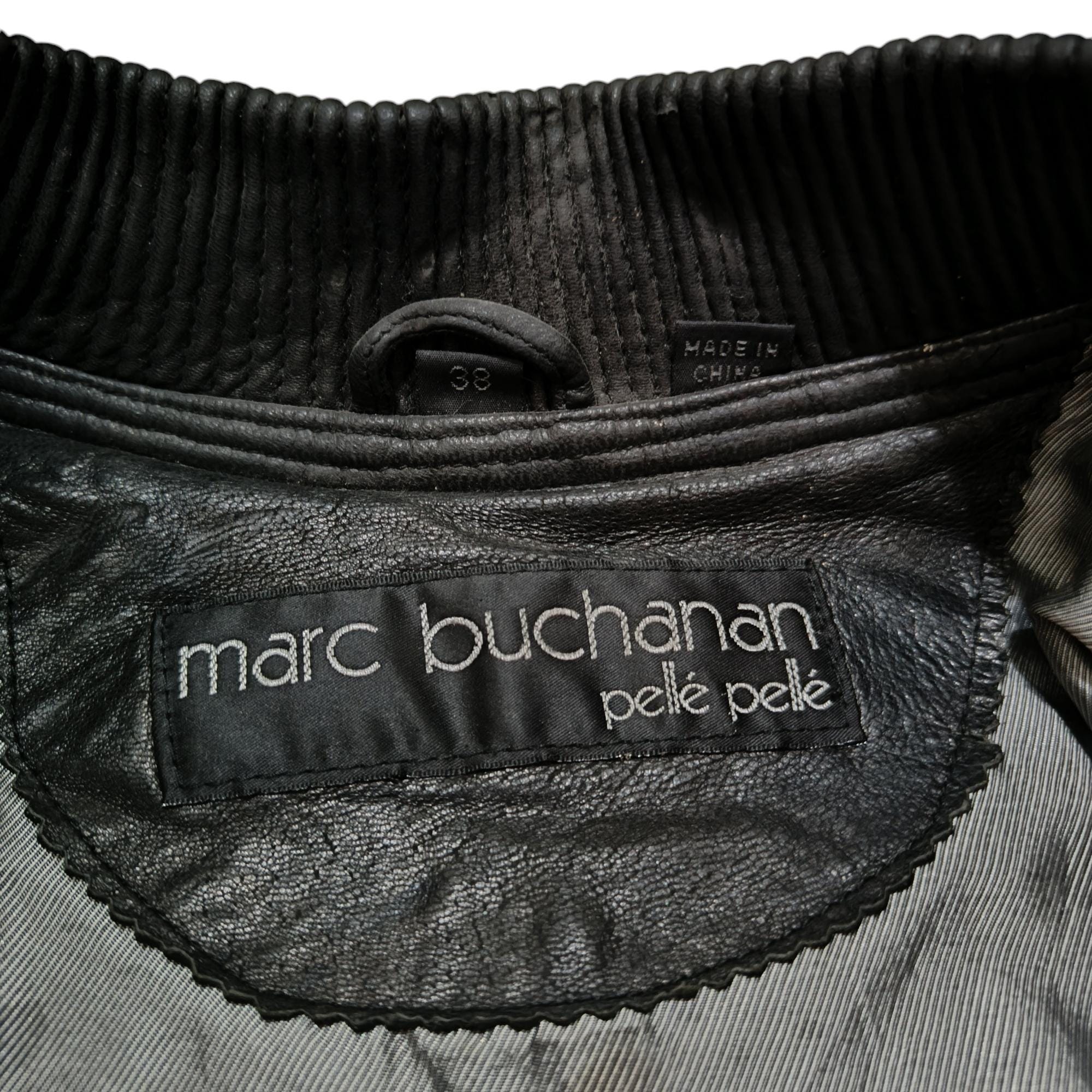 ヴィンテージ：Pelle Pelle レザージャケット - Marc Buchanan ヒップ