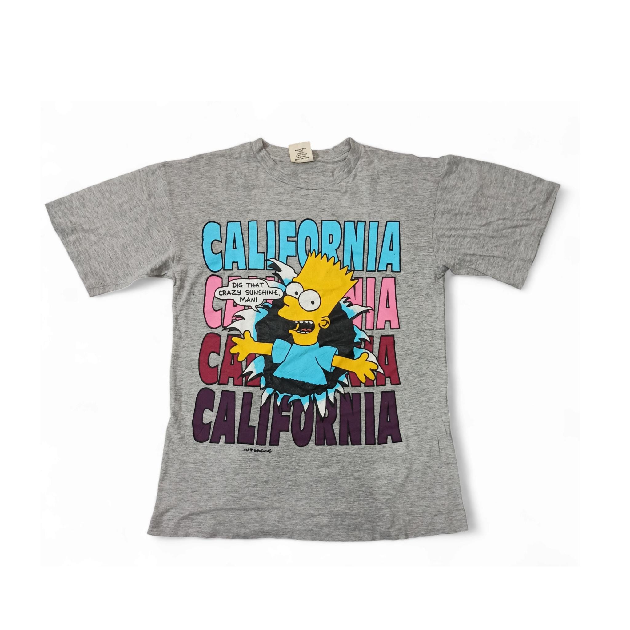 Vintage 90s Bart Simpson California the Simpsons Tee - Etsy