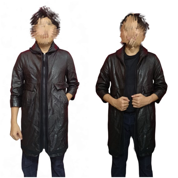 DIESEL archive long leather coat y2k ファー DIESEL archive long