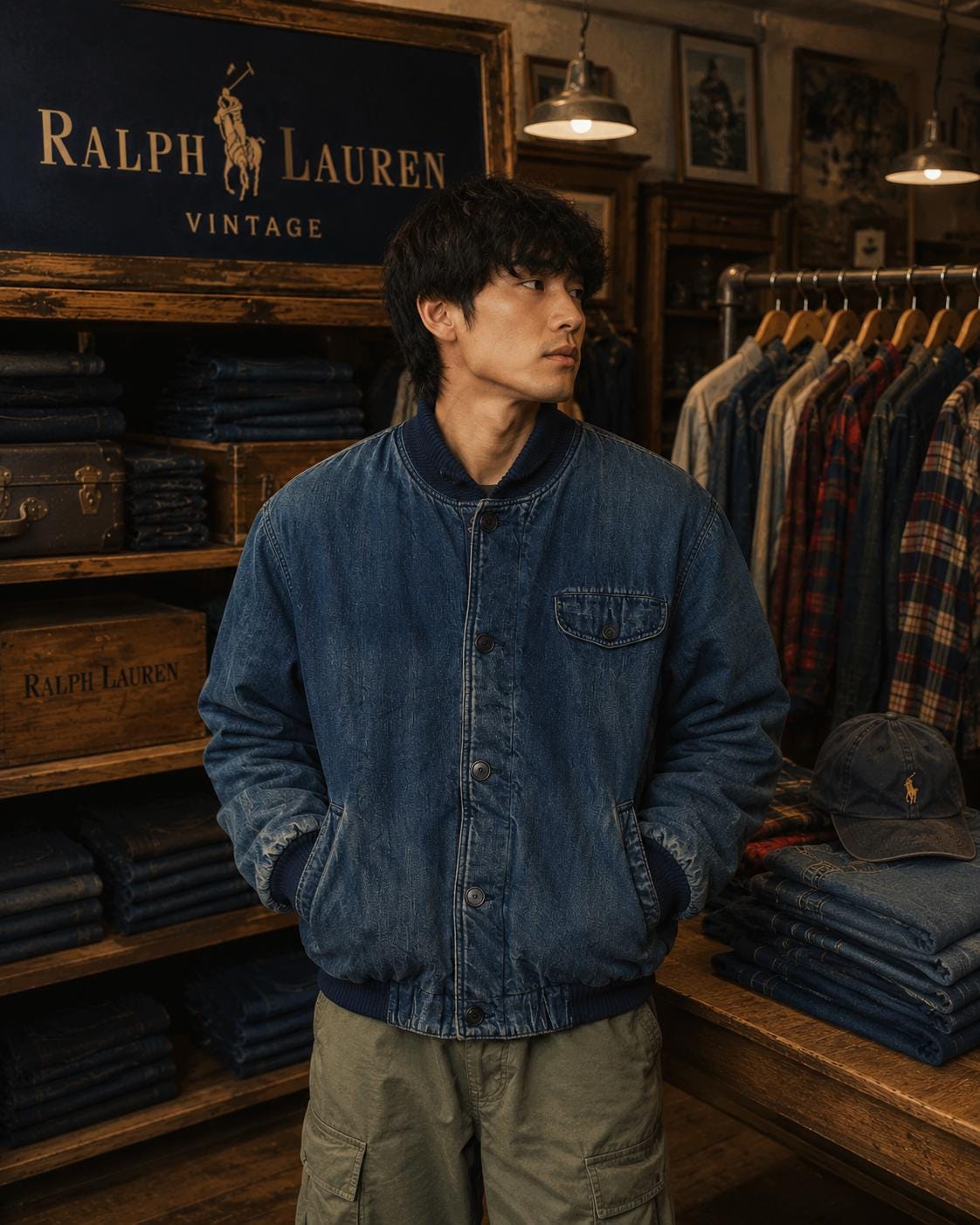 Rrl denim jacket - Etsy 日本
