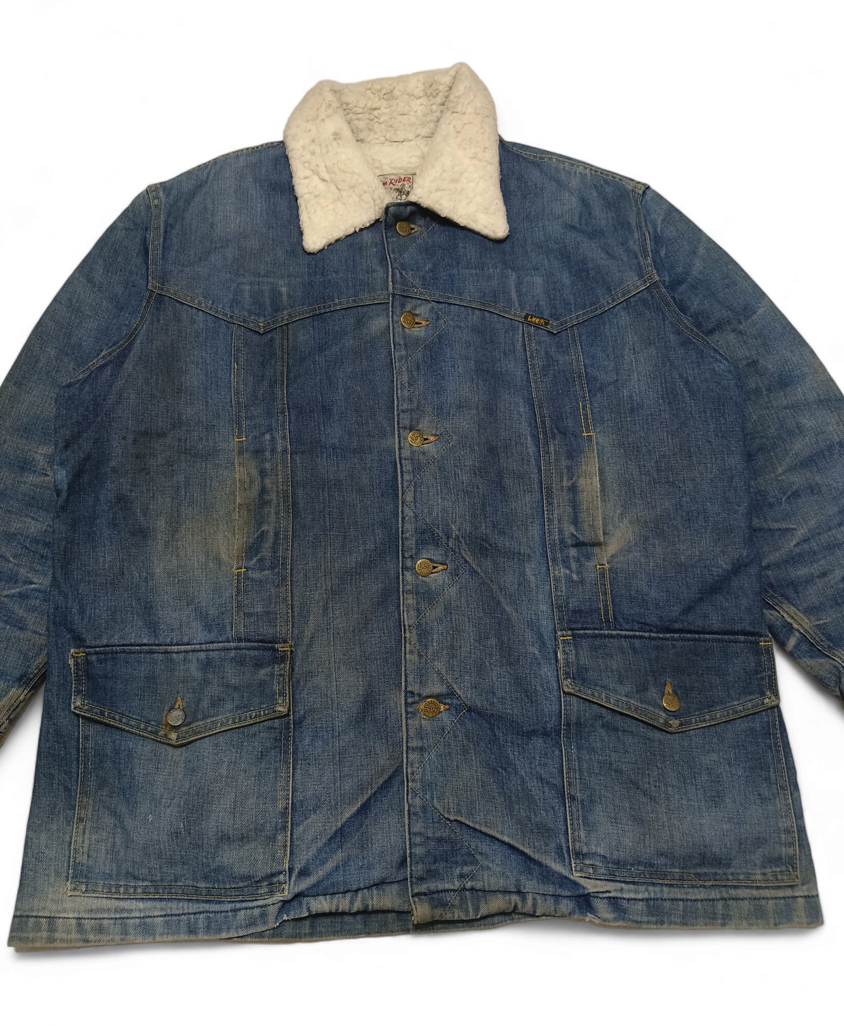 1970s Lee Denim Jean Jacket - Etsy