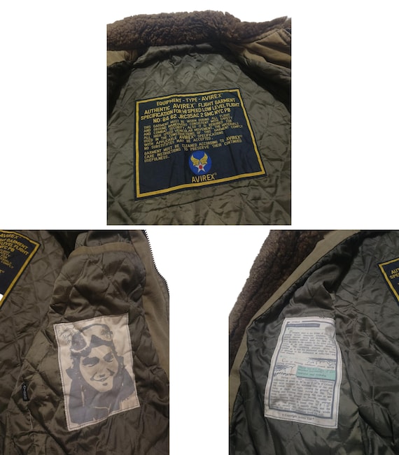 Vintage - 80s AVIREX LTD USAAF Flight Bomber Jacket: Distressed