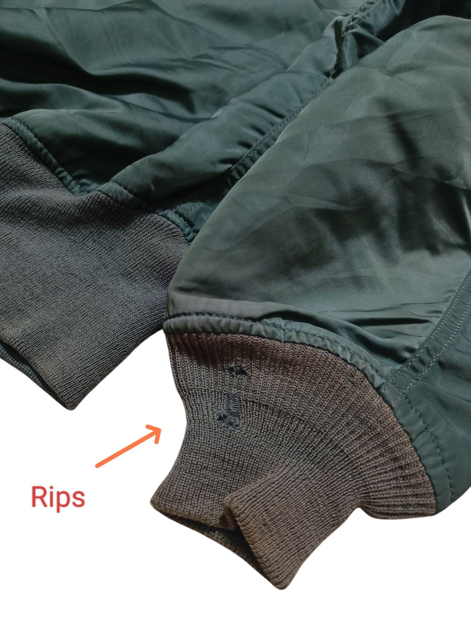 Vintage 90s Alpha Industries L-2B Flight Jacket, Made in USA, Size