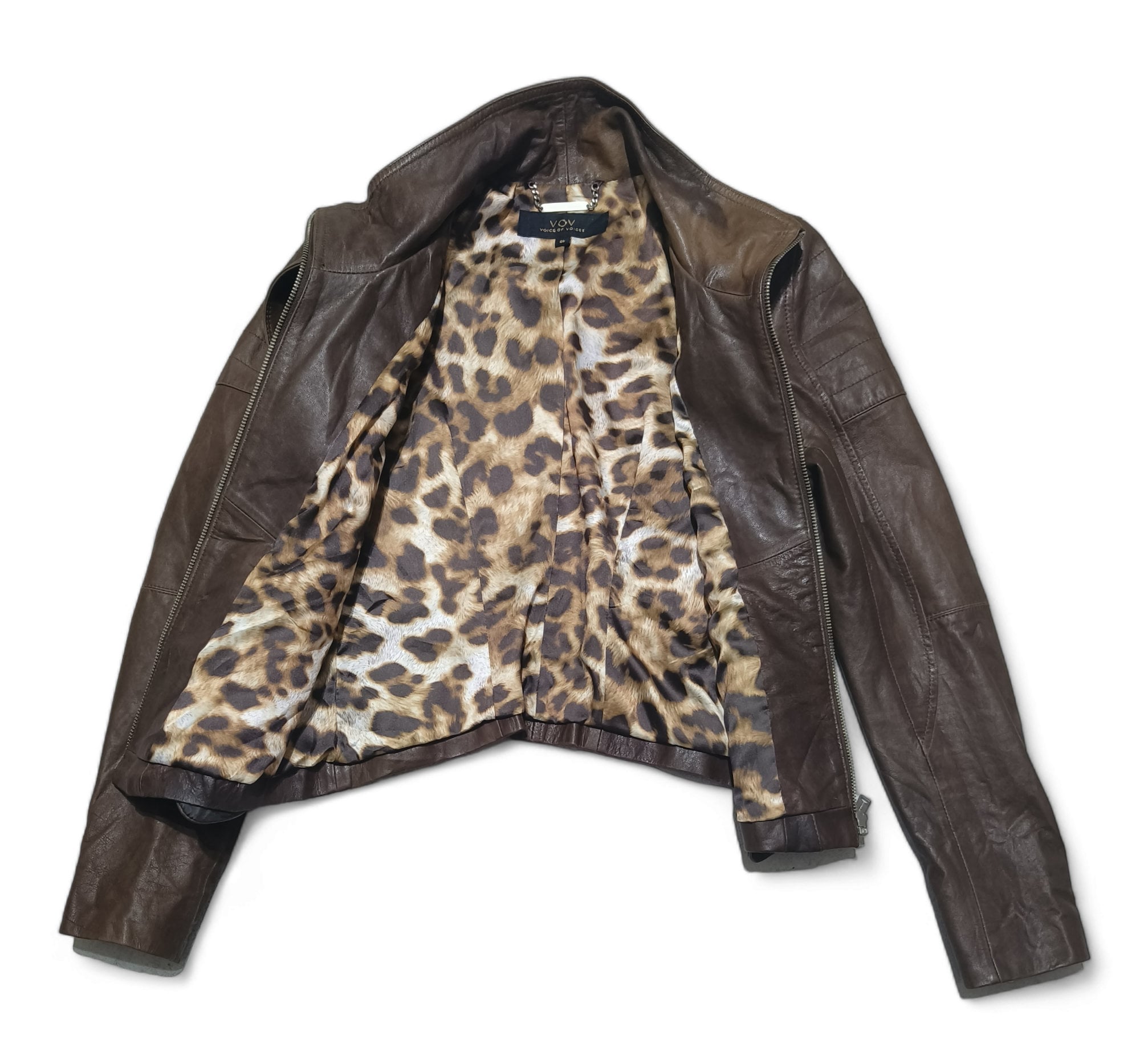 VOICE OF VOICES × アウター（レディース） Vintage Y2K Women's VOV Voice of Voices Sheepskin Brown Leather