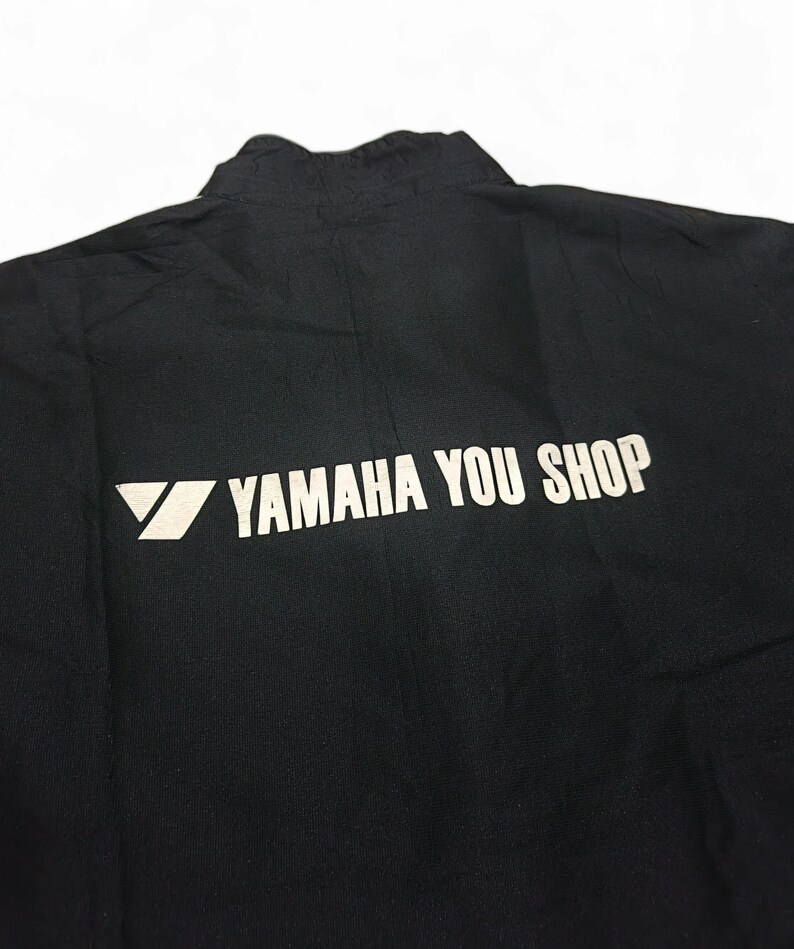 Vintage Yamaha Motorcycle Biker Racing Windbreaker Jacket image 5