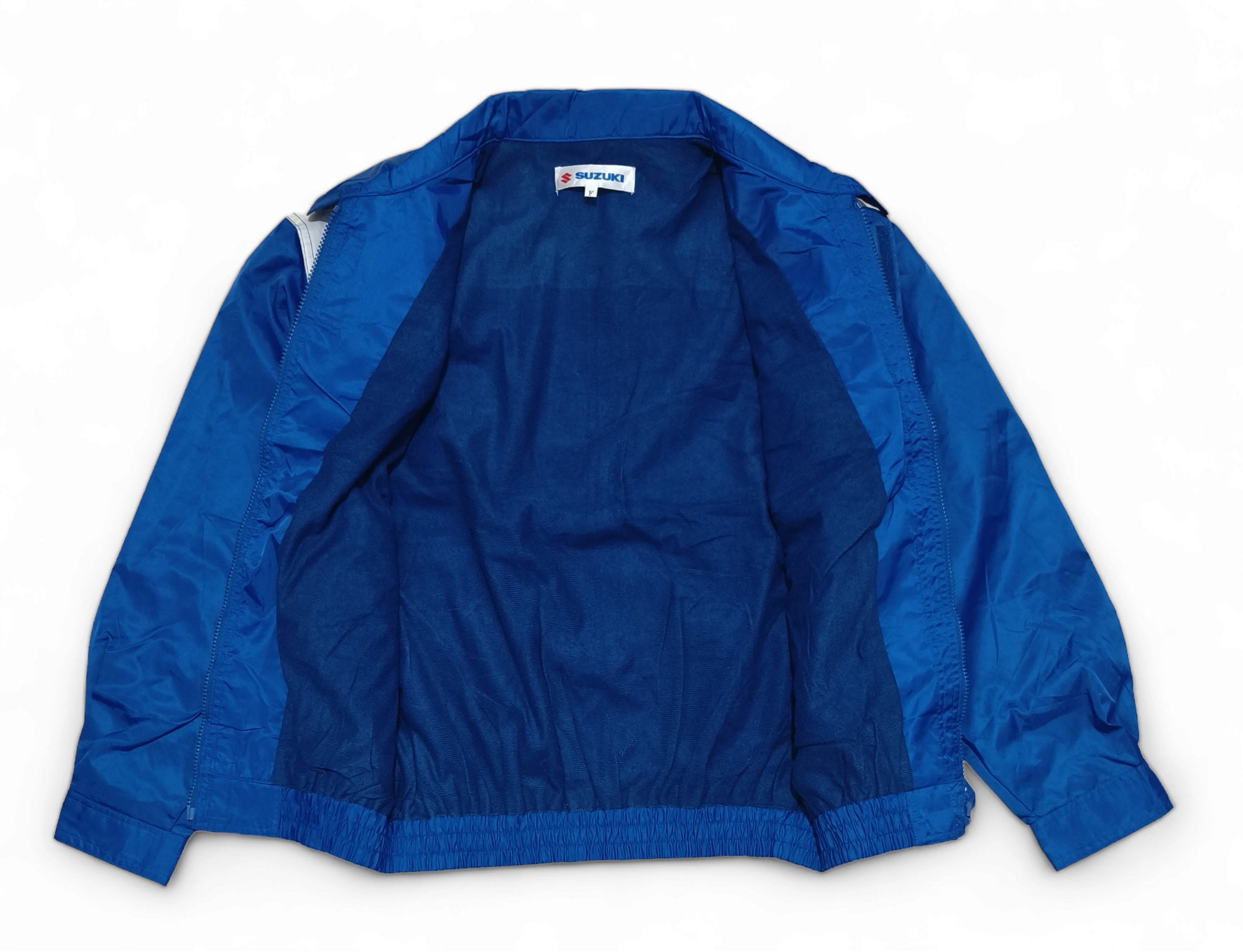 Vintage 90s Suzuki Original Apparel Windbreaker Nylon Jacket JDM