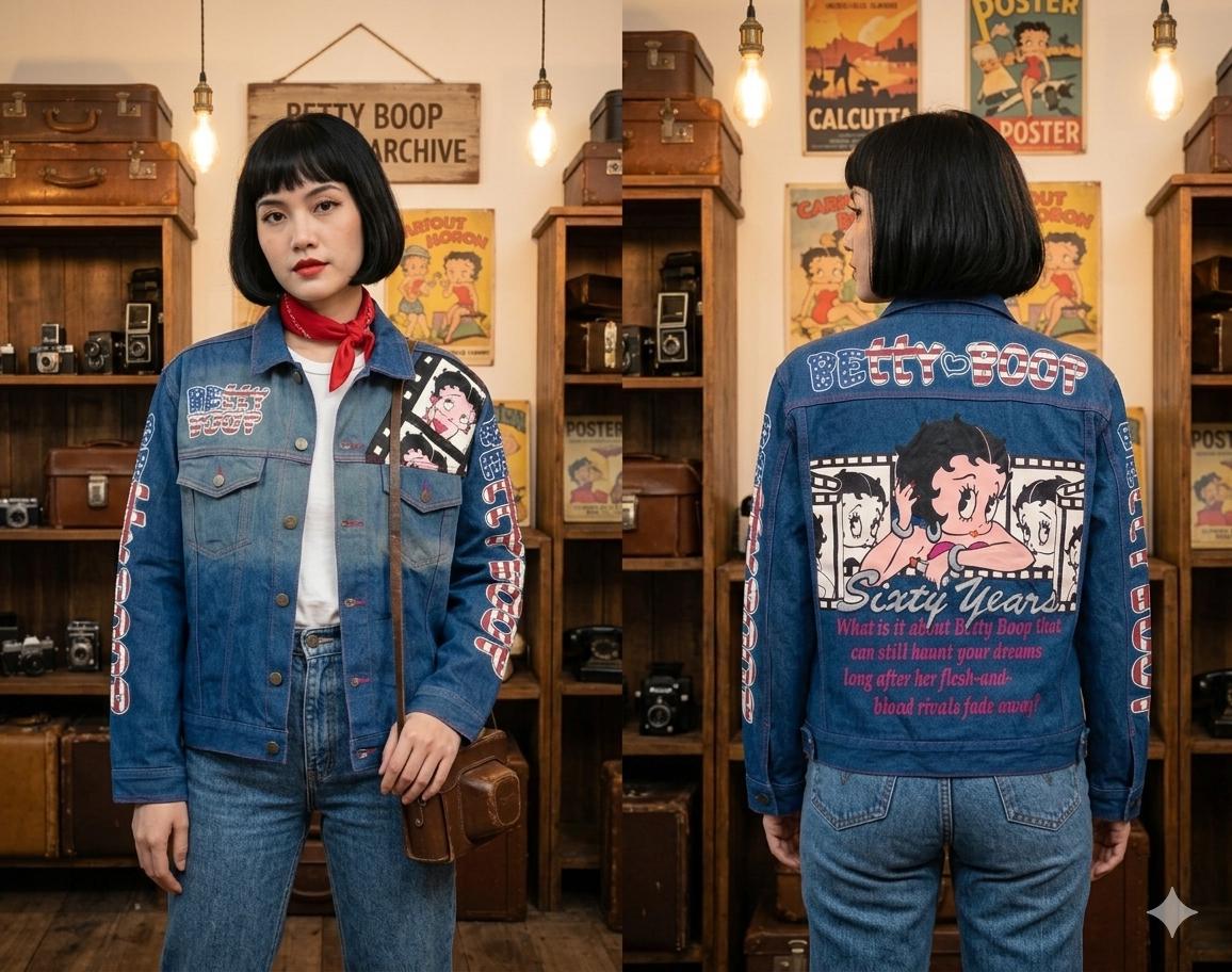 Vintage 90's Betty Boop Jacket - Etsy